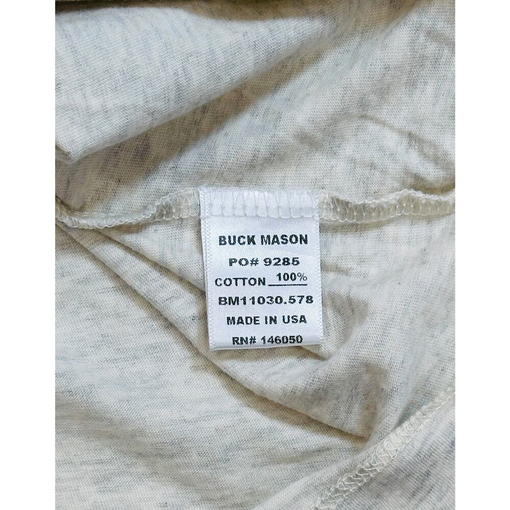 Buck Mason Men's Pima Cotton Straight Hem Crewneck Made in USA Tee T-Shirt - Picture 4 of 5